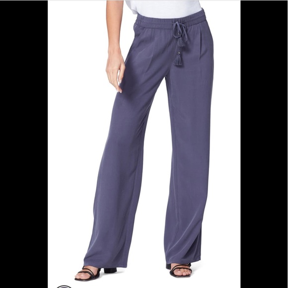 Paige Solynne Tie Waist Pant Color: Periscope - Picture 1 of 16